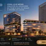 Perspectiva arquitetônica do 360° Home Office Mall, empreendimento residencial e comercial da HINC Incorporações, localizado no Park Meraki, em Indaiatuba/SP.